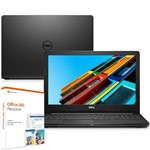 Ficha técnica e caractérísticas do produto Notebook Dell Inspiron I15-3567-m15f 7ª Geração Intel Core I3 4gb 1tb 15.6" Windows 10 Mcafee Preto Office 365