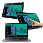 Ficha técnica e caractérísticas do produto Notebook 2 em 1 Acer Core I5-8250U 8GB 1TB Tela 14” Windows 10 Spin 3 SP314-51-C5NP