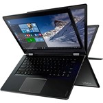 Ficha técnica e caractérísticas do produto Notebook 2 em 1 Lenovo Yoga 510 Intel Core I5 4GB 1TB Tela LED 14" Windows 10 - Preto