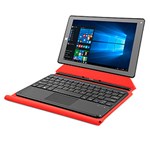 Notebook 2 em 1 M8W Intel Quad Core 1GB 16GB LED 8,9 W10 Vermelho - Multilaser