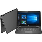 Ficha técnica e caractérísticas do produto Notebook 2 em 1 Multilaser M11W Intel Quad Core - 2GB SSD 32GB LCD 11,6" Touch Screen Windows 10