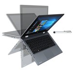 Ficha técnica e caractérísticas do produto Notebook 2 em 1 Positivo Duo ZR3630, Dual Core, 4GB, 32GB, EMMC Tela 11.6”, Windows 1