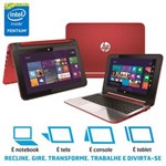 Ficha técnica e caractérísticas do produto Notebook 2 em 1 Touch HP Pavilion X360 11-n025br com Intel® Pentium® Quad Core, 4GB, 500GB, HDMI, Bluetooth, Beats Audio, LED 11.6" e Windows 8.1