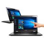 Ficha técnica e caractérísticas do produto Notebook 2 em 1 Touch Lenovo Yoga 500 com Intel® Core™ I5-5200U, 8GB, 1TB, Leitor de Cartões, HDMI, Wireless, Bluetooth, Webcam, LED 14" e Windows 10