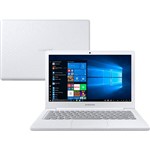 Ficha técnica e caractérísticas do produto Notebook Flash F30 Intel Celeron 4GB 128GB SSD Full HD LED 13.3" W10 Branco- Samsung