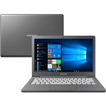 Ficha técnica e caractérísticas do produto Notebook Flash F30 Intel Celeron 4GB 64GB SSD Full HD 13.3" W10 Cinza - Samsung