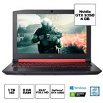 Ficha técnica e caractérísticas do produto Notebook Gamer Aspire Nitro AN515-51-77FH Intel Core I7 8GB (Geforce GTX 1050 com 4GB) 1TB Tela IPS 15,6 W10 - Acer