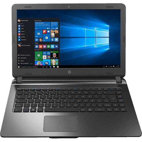 Ficha técnica e caractérísticas do produto Notebook HP 14-ap020 Intel Core I3 4GB 500GB Tela LED 14" Windows 10 - Chumbo