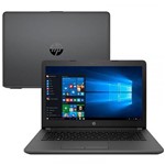 Ficha técnica e caractérísticas do produto Notebook HP 246 G6 Intel Core I3- 6006U 4GB 500GB Tela 14 HD Windows 10 - Preto
