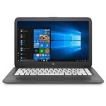 Ficha técnica e caractérísticas do produto Notebook HP Intel Dual Core 4GB SSD 32GB Windows 10 14 - Cinza