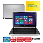 Ficha técnica e caractérísticas do produto Notebook HP Pavilion 14-n030br Processador Intel® Core™ I5-4200U, Windows 8, 4GB, 500GB, Leitor de Cartões, HDMI, Placa AMD Radeon, LED 14" - Notebook