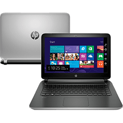 Notebook HP Pavilion 14-v063br Intel Core I5 4GB (2GB de Memória Dedicada) 500GB Tela LED 14" Windows 8.1 - Prata