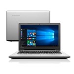 Ficha técnica e caractérísticas do produto Notebook Lenovo IdeaPad 300 com Intel® Core™ I5-6200U, 8GB, 1TB, Gravador de DVD, Leitor de Cartões, HDMI, Wireless, Bluetooth, LED 15.6" e Windows 10