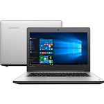 Ficha técnica e caractérísticas do produto Notebook Lenovo Ideapad 310 Intel Core I3 4GB 1TB Tela LED 14" Windows 10 - Prata
