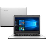 Ficha técnica e caractérísticas do produto Notebook Lenovo Ideapad 310 Intel Core I5-6200u 4GB 1TB Tela LED 14" Windows 10 - Prata