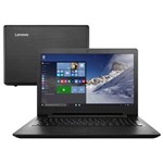 Ficha técnica e caractérísticas do produto Notebook Lenovo Dual Core 4GB 1TB Tela 15.6” Windows 10 Ideapad 110