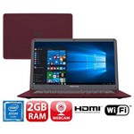 Ficha técnica e caractérísticas do produto Notebook Positivo Motion Red Q232A, Quad Core, 2GB, 32GB SSD, 14”, Windows 1