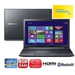 Ficha técnica e caractérísticas do produto Notebook Samsung ATIV Book 6 670Z5E-XD1 com Intel® Core™ I5-3230M, 8GB, 1TB, Leitor de Cartões, HDMI, Bluetooth 4.0, AMD Radeon, LED 15.6" e Wind - no