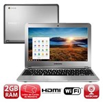 Ficha técnica e caractérísticas do produto Notebook Samsung Chromebook 303C12-AD1 com Samsung Exynos 5, 2GB, 16GB EMMC, Leitor de Cartões, HDMI, Wireless, Webcam, LED 11.6" e Chrome OS
