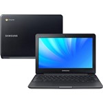 Ficha técnica e caractérísticas do produto Notebook Samsung Chromebook AD2BR Intel Celeron Dual Core 2GB 16GB Tela LED HD 11.6" Chrome OS - Preto