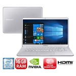 Ficha técnica e caractérísticas do produto Notebook Samsung Core I7-8550U 16GB 256GB SSD Placa de Vídeo 2GB Tela Full HD 15” Windows 10 Style S51 Pro NP900X5T-XW1BR