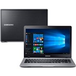 Ficha técnica e caractérísticas do produto Notebook Samsung Essentials Intel Dual Core 4GB 500GB Tela LED HD 14" Windows 10 - Preto
