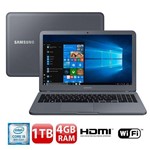 Ficha técnica e caractérísticas do produto Notebook Samsung Expert X20 NP350XAA-KFWBR, Core I5-8250U, 4GB, 1TB, Full HD 15.6”, Windows 1