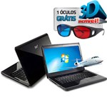 Notebook Sim Positivo 7520 - Intel Core I3, 6GB, 500GB, 3D, LED 14" e Windows 7 Basic + Óculos e Software Positivo 3D