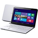 Ficha técnica e caractérísticas do produto Notebook Sony VAIO SVE14123CBW com Intel Core I3 4GB 500GB LED 14" Branco Windows 8