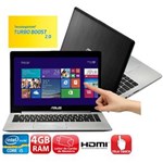 Ficha técnica e caractérísticas do produto Notebook Touch Asus S400CA-BRA-CA194H com Intel® Core™ I5-3317U, 4GB, 500GB, Leitor de Cartões, HDMI, Wireless, Webcam, LED 14" e Windows 8