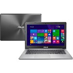 Ficha técnica e caractérísticas do produto Notebook Ultrafino Asus X450LD-BRA-WX113H Intel Core I7 8GB 1TB Tela LED 14" Windows 8.1 - Preto