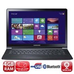 Ficha técnica e caractérísticas do produto Notebook Ultrafino Samsung ATIV Book 9 Lite 905S3G-KD2 com Processador Quad Core, 4GB, 128GB SSD, Leitor de Cartões, Bluetooth, LED 13.3" e Windows 8