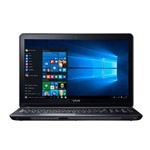 Ficha técnica e caractérísticas do produto Notebook Vaio Fit 15f Vjf153b0111b Intel Core I3 4gb 1tb Tela Led 15,6 Windows 10 Bivolt