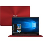 Ficha técnica e caractérísticas do produto Notebook Vivobook X510UA-BR666T Intel Core I5 4GB 1TB 15,6'' W10 Home Vermelho - Asus