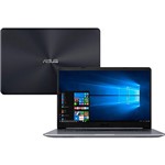Notebook Vivobook X510UR-BQ291T Intel Core I5 8GB (GeForce 930MX com 2GB) 1TB Tela Nano Edge 15,6'' W10 Cinza - Asus