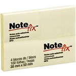 Ficha técnica e caractérísticas do produto Notefix Nfx3 100 Folha 4 Blocos 38x50mm - 3M