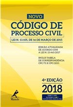 Ficha técnica e caractérísticas do produto Novo Codigo de Processo Civil - 04 Ed - Manole - Juridico