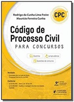 Ficha técnica e caractérísticas do produto NOVO CODIGO DE PROCESSO CIVIL PARA CONCURSOS - 9a ED - Juspodivm