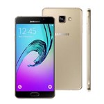 Ficha técnica e caractérísticas do produto Novo Smartphone Samsung Galaxy A7 2016 Duos SM-A710M/DS Dourado com Dual Chip, Tela 5.5", 4G, Android 5.1, Câmera 13MP e Processador Octa Core