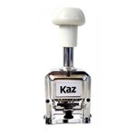 Ficha técnica e caractérísticas do produto Numerador 6 Digitos - KAZ - Ref. KZ0747
