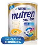 Ficha técnica e caractérísticas do produto Nutren Senior Sem Sabor Suplemento Alimentar Lata 740g