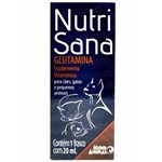 Ficha técnica e caractérísticas do produto Nutrisana Glutamina ? 20ml _ Mundo Animal