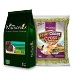 Ficha técnica e caractérísticas do produto Nutrópica Coelho Adulto 5kg + Feno Coast Cross Super Premium 1kg - Majestic Pet