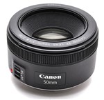 Ficha técnica e caractérísticas do produto Objetiva Canon EF 50mm F/1.8 STM - Usada