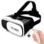 Ficha técnica e caractérísticas do produto Óculos 3D VR BOX + Controle