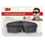 Ficha técnica e caractérísticas do produto Óculos de Proteção Vision 3000 3M Cinza