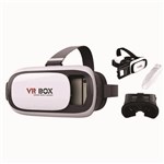 Ficha técnica e caractérísticas do produto Oculos de Realidade Virtual 3d com Controle Bluetooth Vr Box