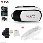 Ficha técnica e caractérísticas do produto Oculos de Realidade Virtual 3D + Controle Bluetooth - VR Box 038