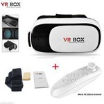 Ficha técnica e caractérísticas do produto Oculos de Realidade Virtual 3d + Controle Bluetooth - Vr Box - Vrbox