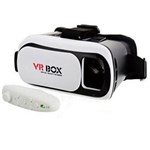 Ficha técnica e caractérísticas do produto Oculos de Realidade Virtual 3d e Controle Bluetooth - Vr Box